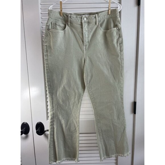 Made and Loved LOFT Jeans Womens Size 30 / 10 Skinny Green - Picture 1 of 7
